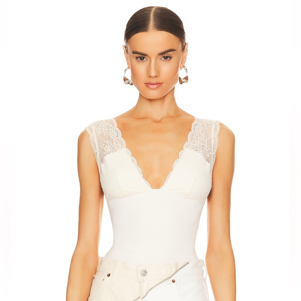 Free People Cami in Ecru